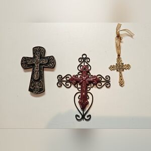 Decorative Cross Wall Art Set